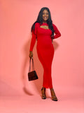 Yohana Red Dress