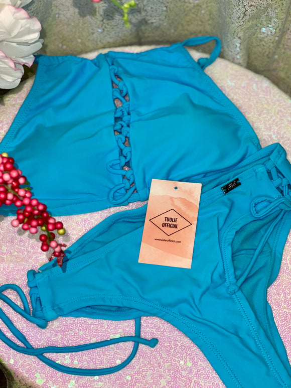 Steffi 2 piece Swimsuit (Blue)