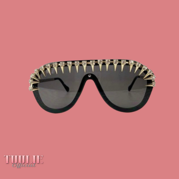 Bessie 0.5 Aviator Sunglasses (Black)