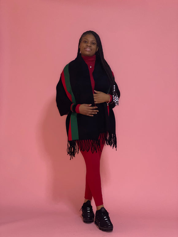 Elvire Poncho (Black)