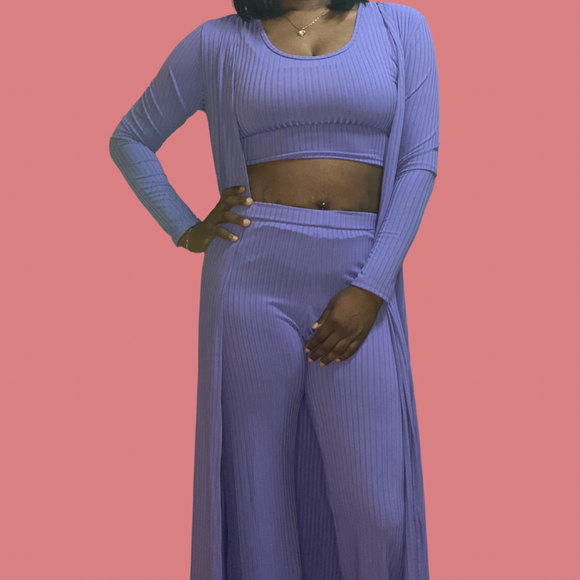 Natalia 3-piece set (Purple)
