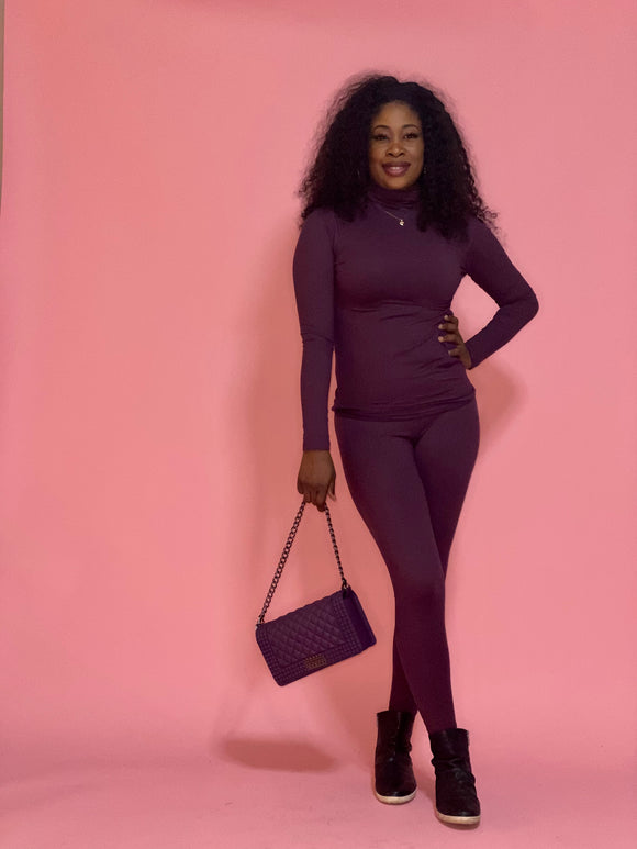 Naomi Set (Eggplant Purple)
