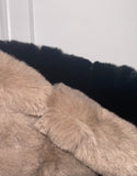 Diana Faux Fur Coat (Black)