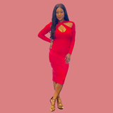 Omaira Red Dress