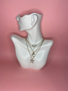 Butterfly, Moon & Star Necklace