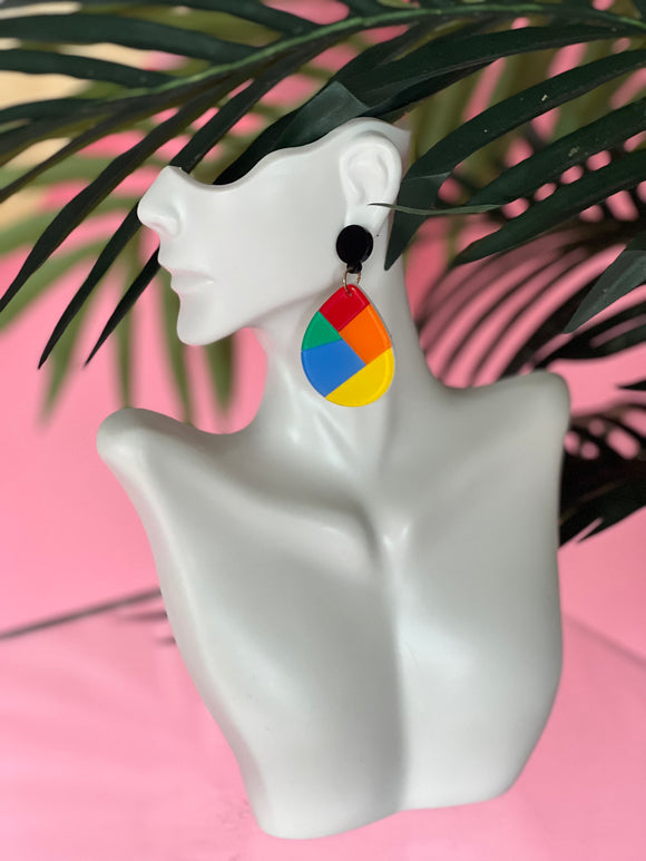 Google Me Earrings (Multicolor)