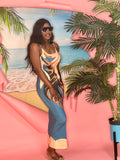 Tyra Slip Maxi Dress (Blue Multi)