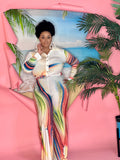 Pearl Pant Set - CURVY - (Cream)
