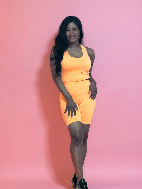 Tilley Shorts Set (Orange)