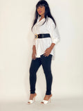 Mira Collar Shirt (White)