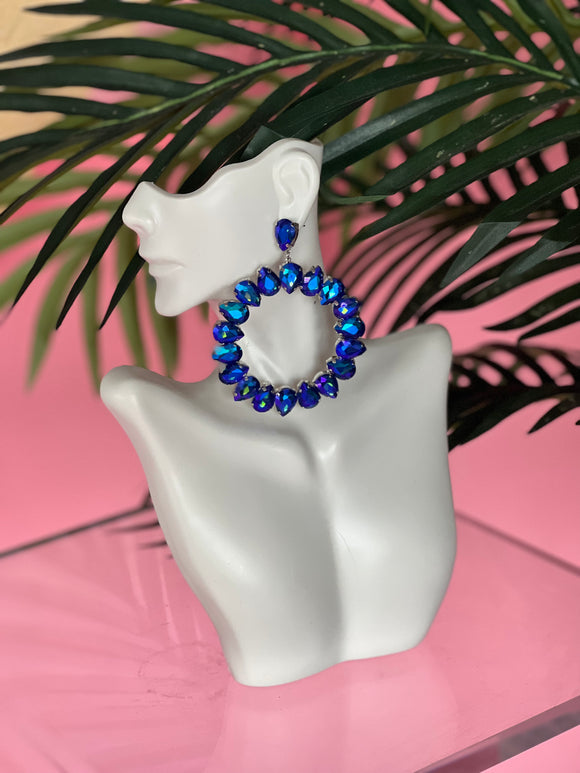 Dancehall Queen Earring (Blue)
