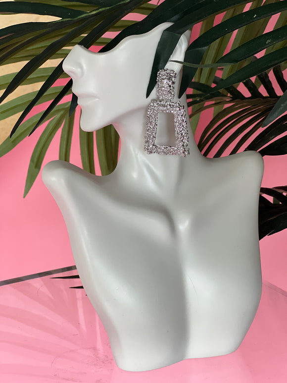 Dancehall Princess Earrings (Silver)