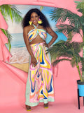 Narissa Pants Set (Mint / Multi)