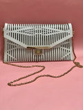 Cruz Clutch Purse (White)