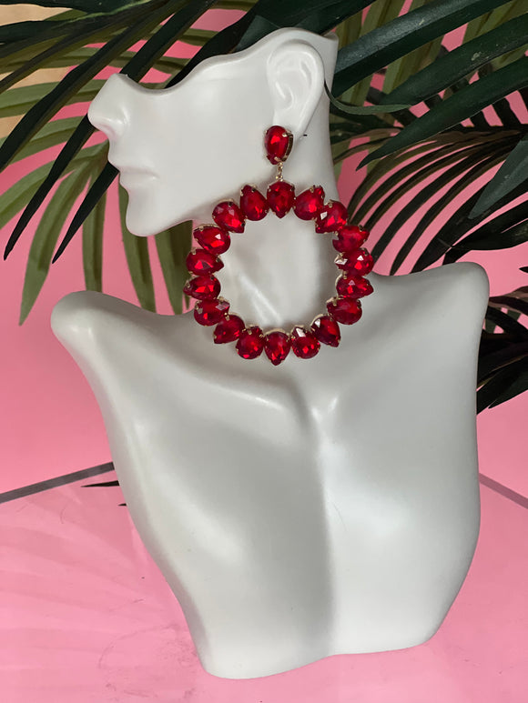 Dancehall Queen Earring (Red)