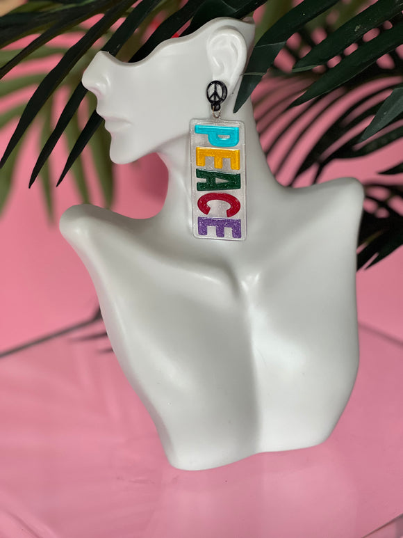 PEACE Earrings (Multicolor)